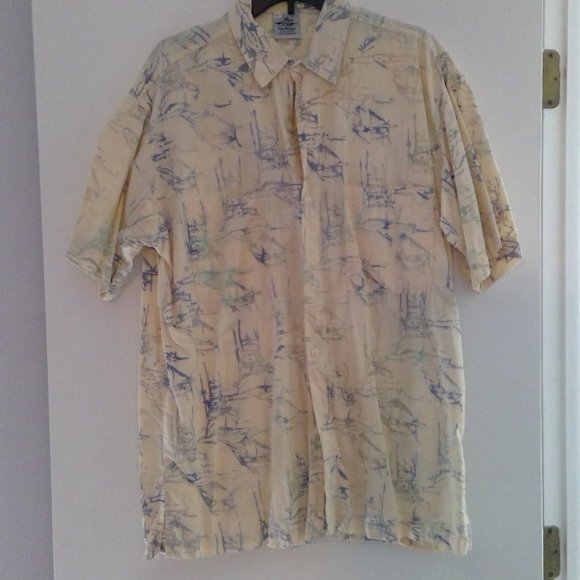 5-  Rum Reggae Hawaiian Shirt Men's SZ: L-  THATS RIGHT 5 SHIRTS!!! - Picture 3 of 6